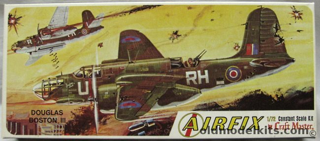 Airfix 1/72 Boston Bomber A-20 - Craftmaster Issue, 1401-100 plastic model kit